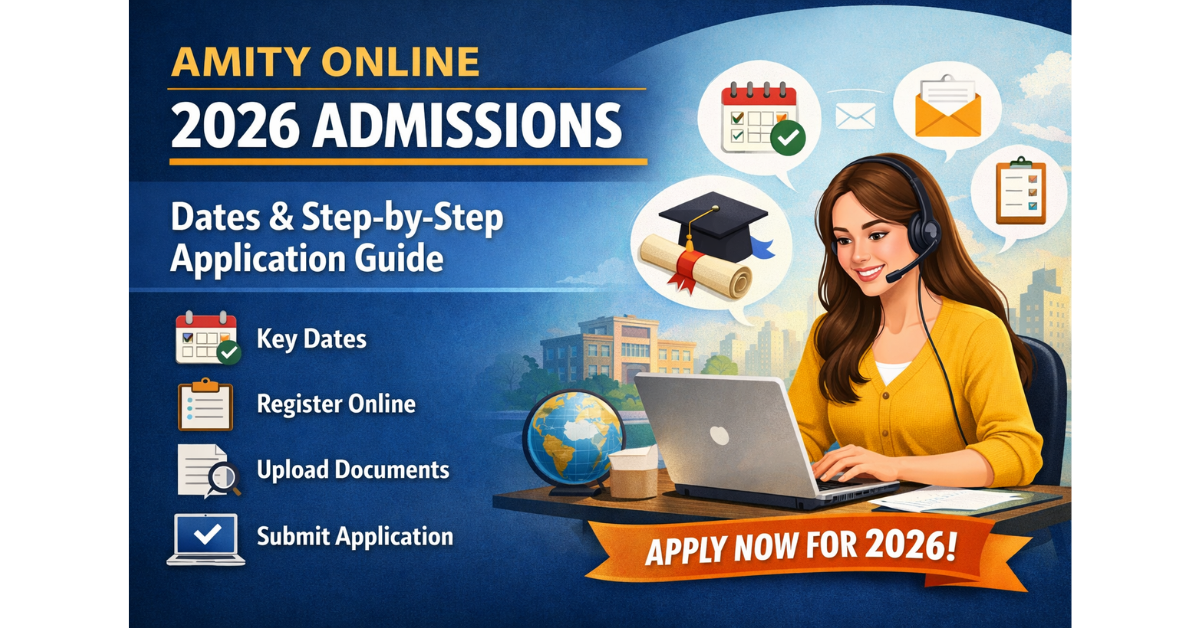 Amity Online admissions Open 2026