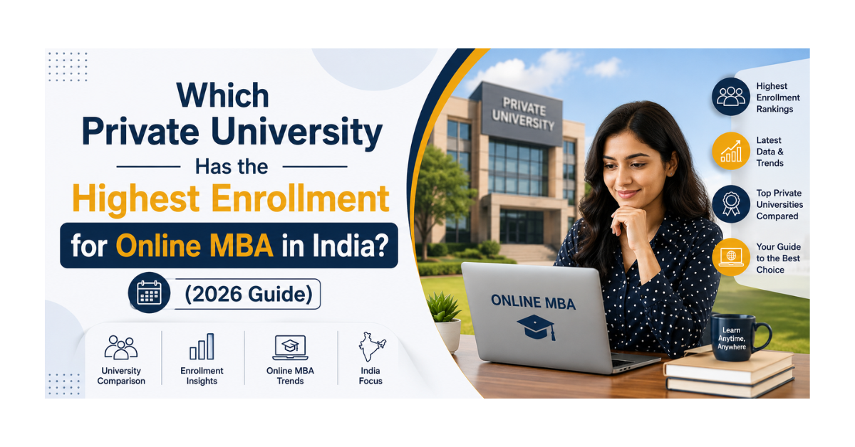 Which Private University Has the Highest Enrollment for Online MBA in India (2026 Guide)